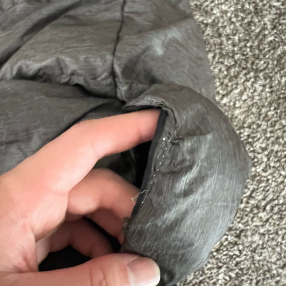 Calvin Klein Metallic Gray Puffer Jacket - Picture 5 of 12